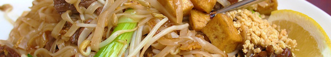 Eating Thai at Dusit Thai restaurant in Hermitage, TN.